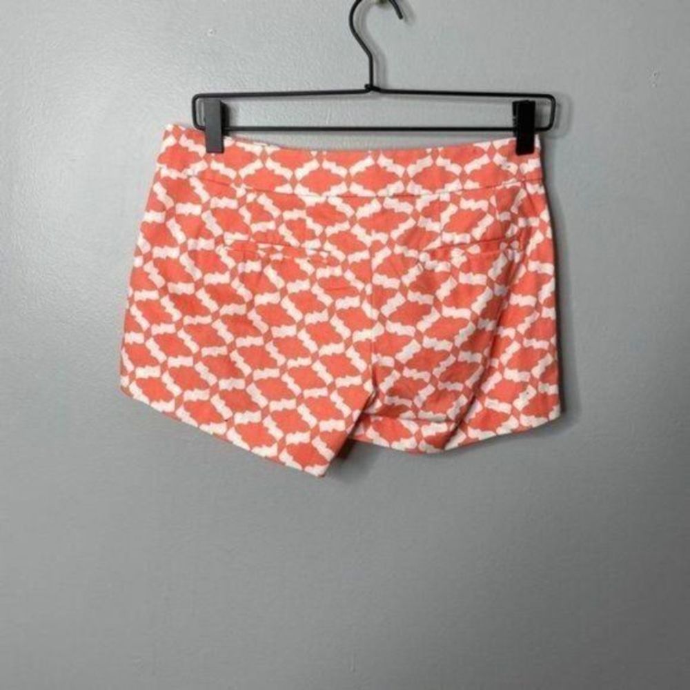 J. Crew Orange White Chino‎ Shorts - Picture 2 of 3